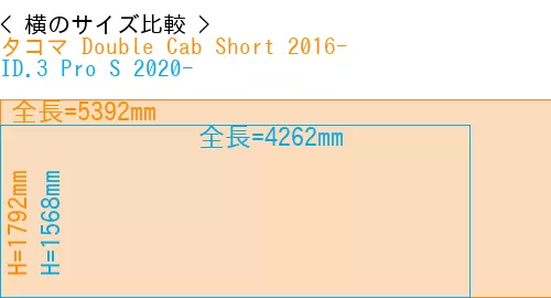 #タコマ Double Cab Short 2016- + ID.3 Pro S 2020-